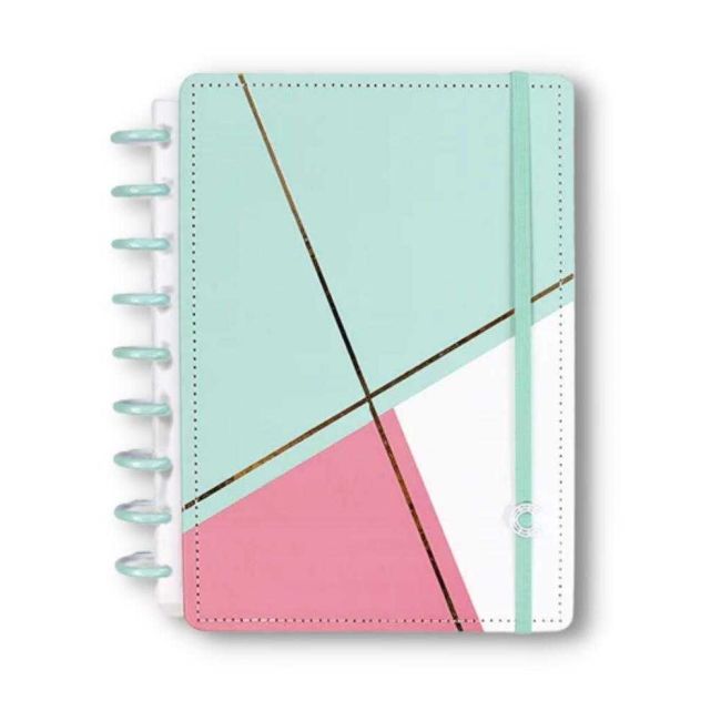 Agenda Planner Acqua Glam Caderno Inteligente Ci Médio