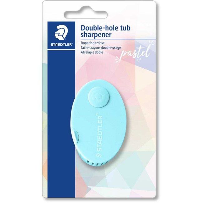 Apontador Duplo com Deposito Azul Pastel Staedtler
