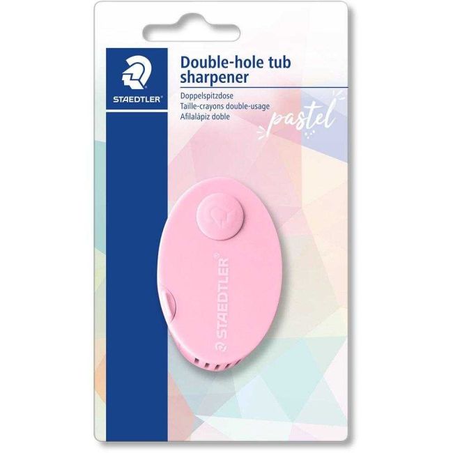 Apontador Duplo com Deposito Rosa Pastel Staedtler