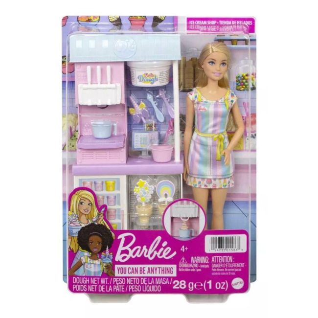 Barbie Profissões Sorveteria Divertida Mattel