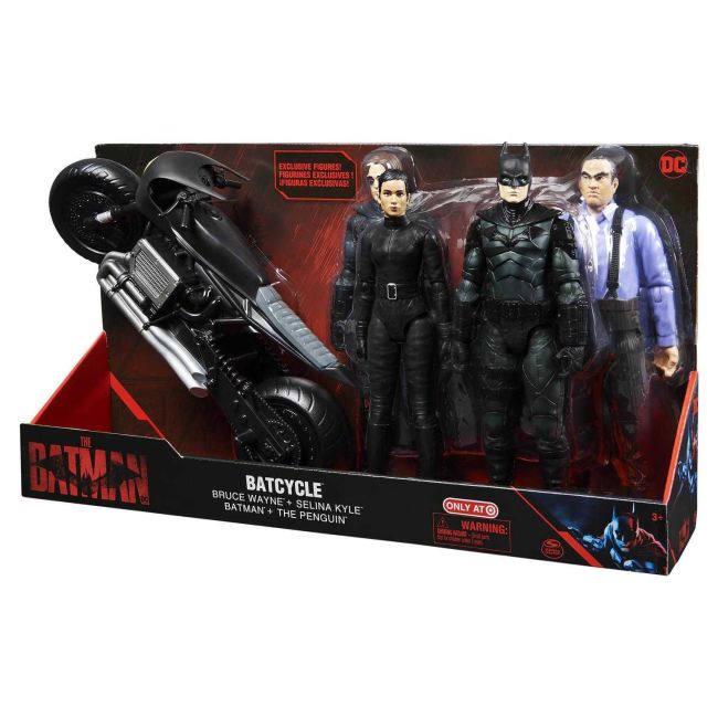 Batmoto Pinguim Bruce Wayne Batman Mulher Gato 30cm The Batman o Filme Sunny