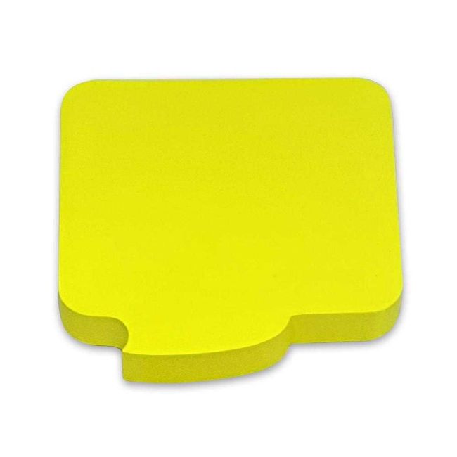 Bloco Adesivo de Anotações Amarelo Neon 100 Folhas Bate Papo Eagle
