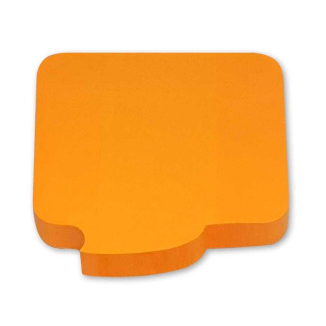 Bloco Adesivo de Anotações Laranja Neon 100 Folhas Bate Papo Eagle