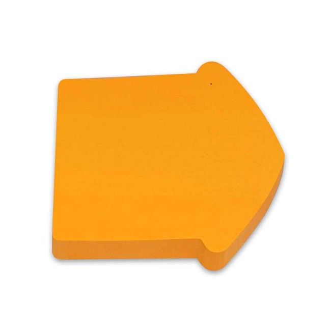 Bloco Adesivo de Anotações Laranja Neon 100 Folhas Seta Eagle