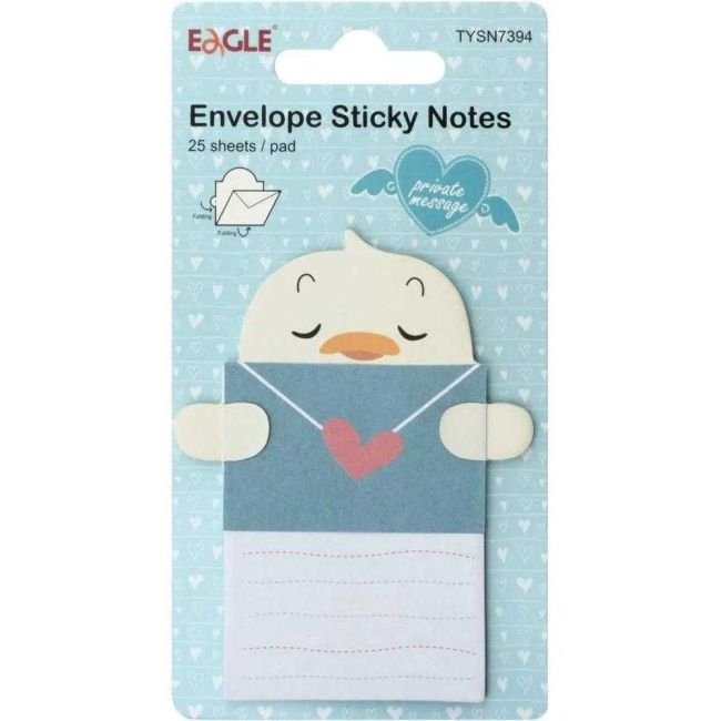 Bloco Adesivo de Anotações Pato Fofo 25 Folhas Eagle
