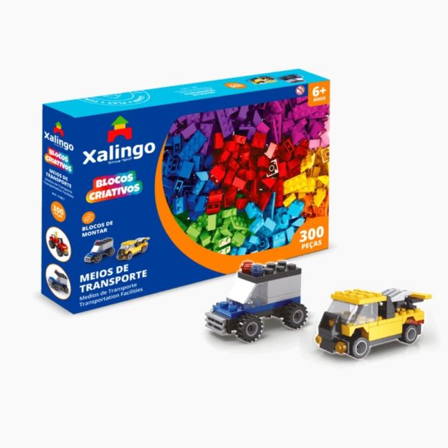 Blocos de Montar 300 Peças Blocos Criativos 11987 Xalingo
