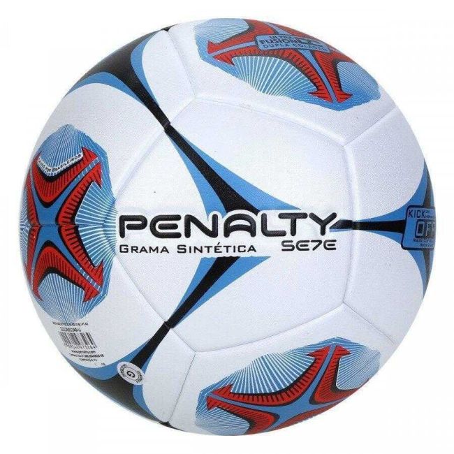 Bola de Futebol Society Se7e R2 Branca Azul Penalty