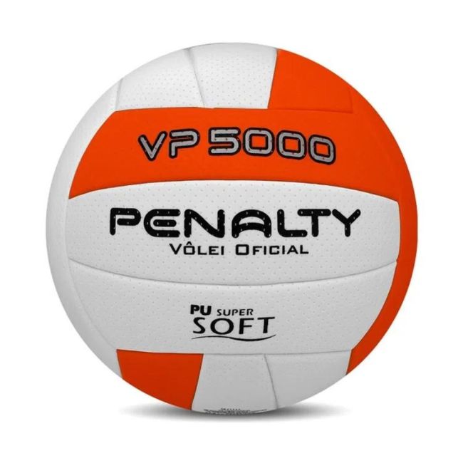 Bola Vôlei Oficial Vp 5000 Branca Laranja Penalty