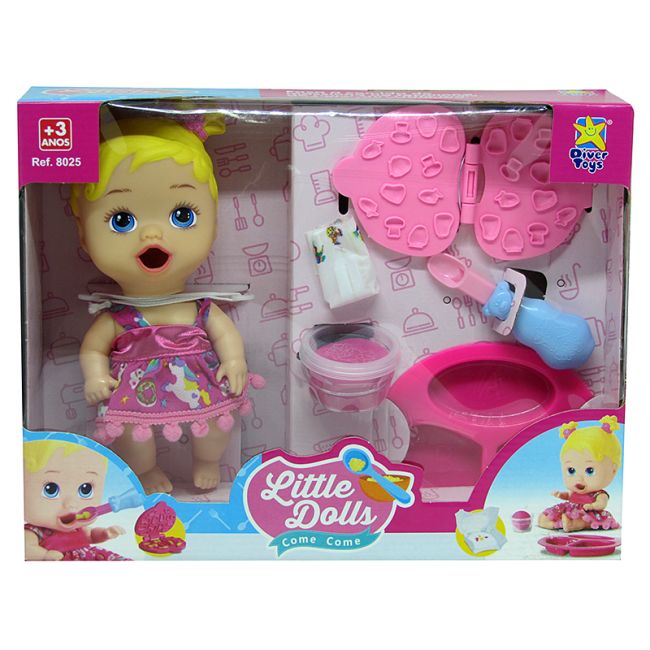 Boneca Come Come Little Dolls Divertoys