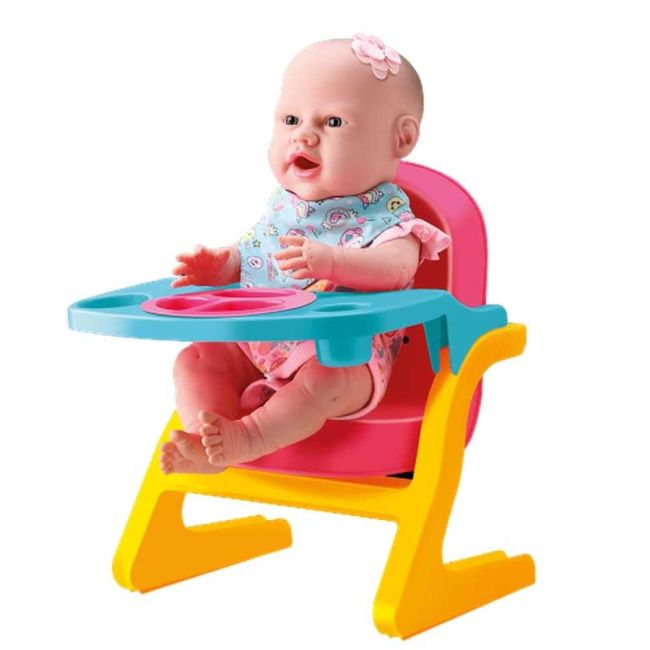 Boneca Diver New Born Primeira Papinha Faz Caquinha Divertoys