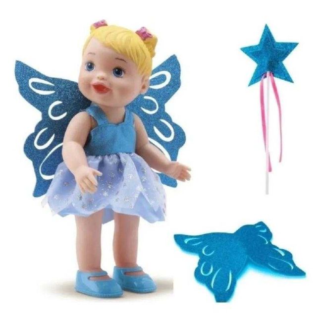Boneca Fadas Azul My Little Collection 30cm Divertoys