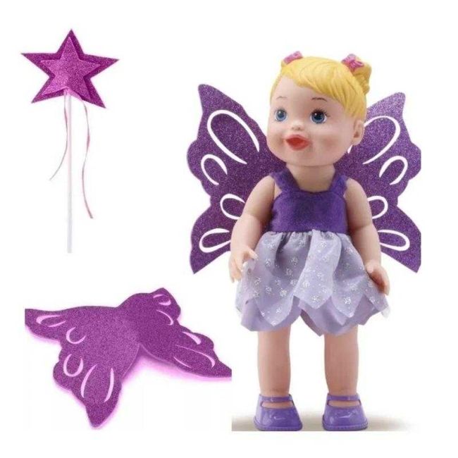 Boneca Fadas Lilás My Little Collection 30cm Divertoys