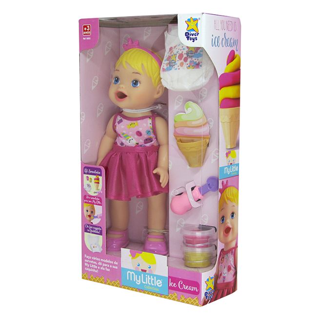 Boneca My Little Collection  Ice Cream Divertoys