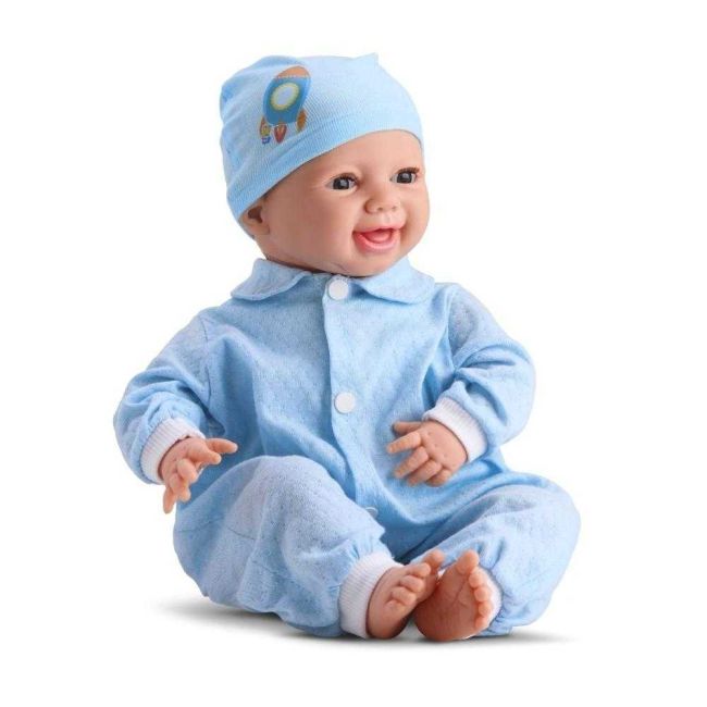 Boneco Bebê New Born Soninho Abre e Fecha Olhinho Divertoys