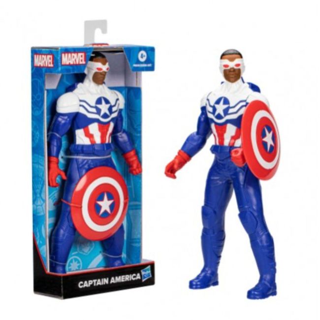 Boneco Capitão América San Wilson 24cm Figura Olympus Marvel Hasbro