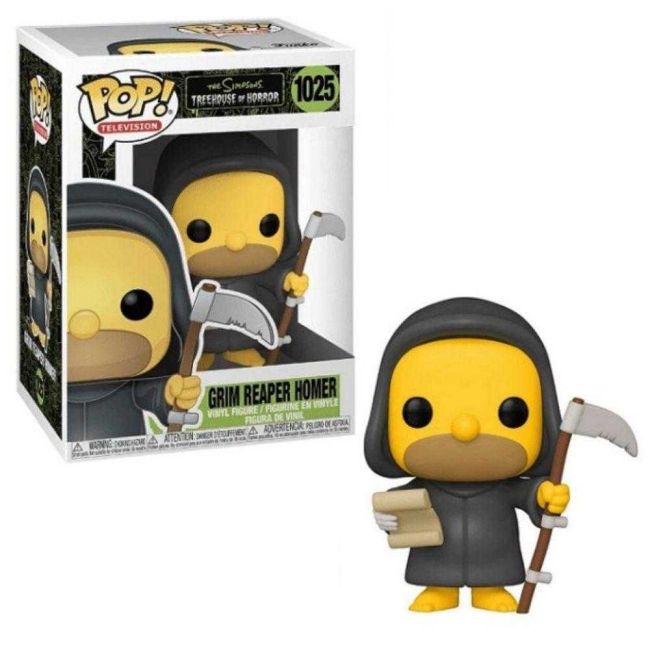 Boneco Funko Pop The Simpsons Grim Reaper Homer 1025