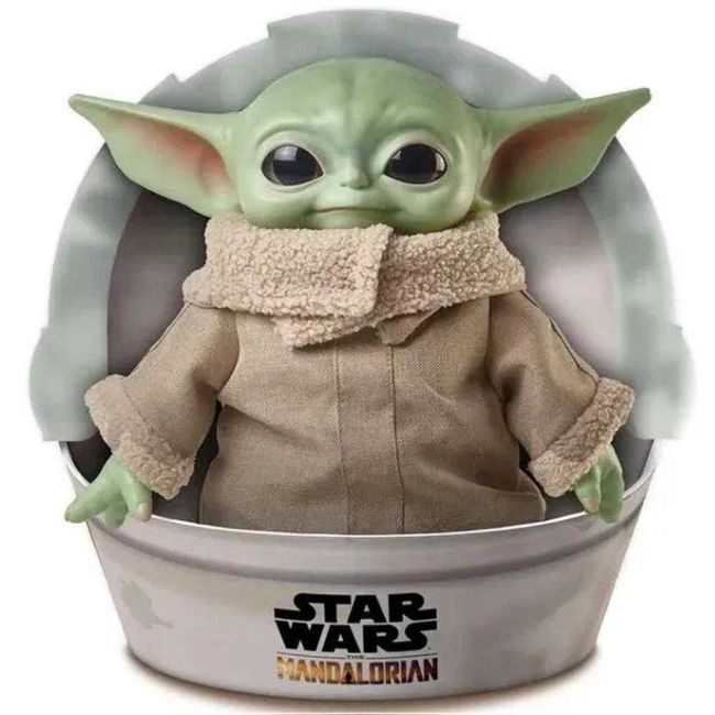 Boneco Pelúcia Baby Yoda The Child Star Wars Mandalorian Mattel