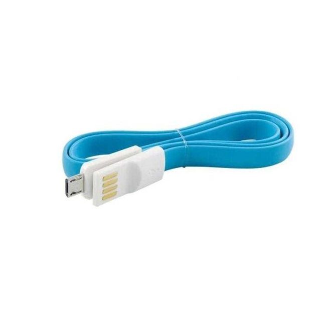 Cabo Celular Micro Usb 50cm Azul Oex