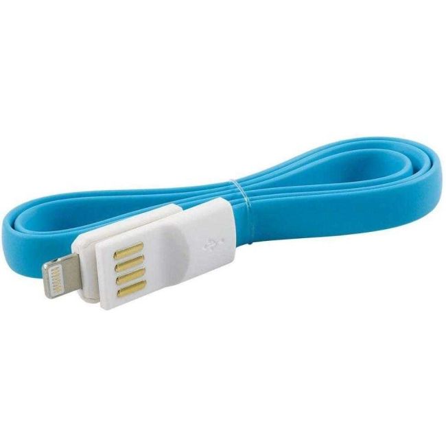 Cabo Usb Lightning IPhone IPad 50cm Azul Oex