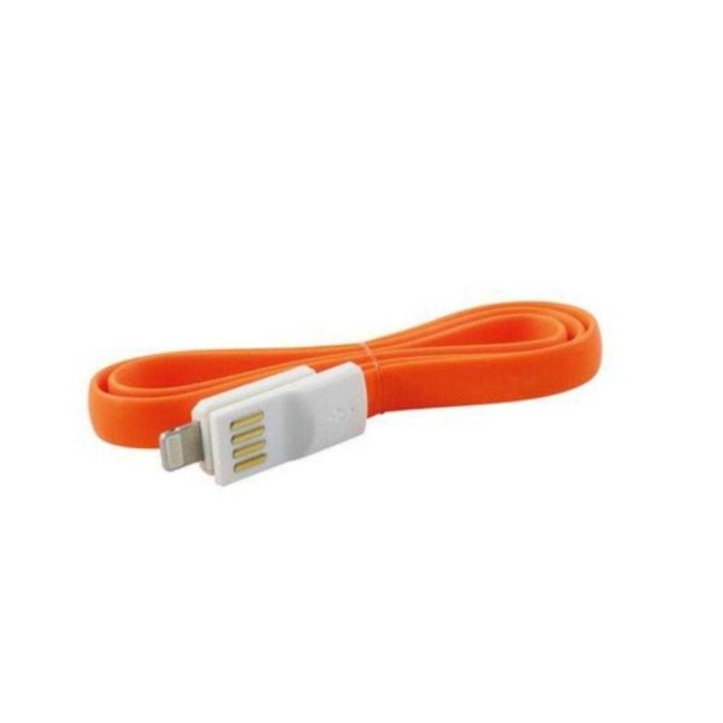 Cabo Usb Lightning IPhone IPad 50cm Laranja Oex
