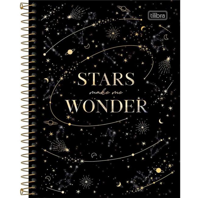 Caderno Espiral Colegial 10 Matéria 160 Folhas Magic B Tilibra