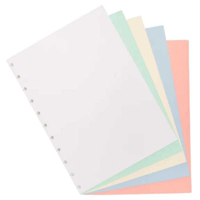 Caderno Inteligente Ci Refil Colorido Folha Lisa 80g 50 folhas A5