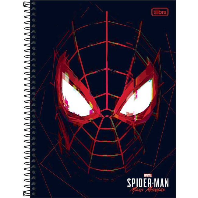 Caderno Universitário Espiral Homem Aranha 10 Matérias 160 Folhas D Tilibra