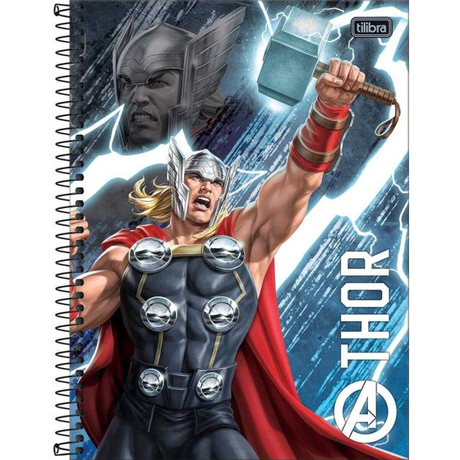 Caderno Universitário Espiral Thor 10 Matérias 160 Folhas Tilibra