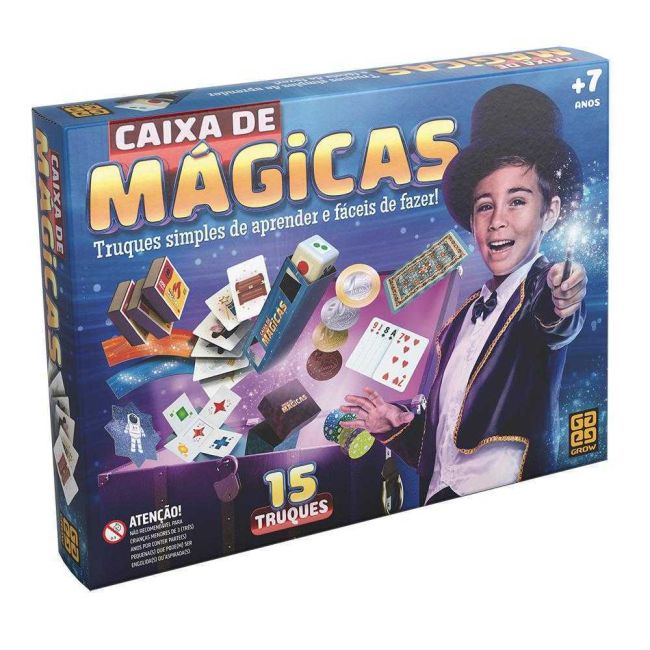 Caixa de Mágicas com 15 Truques Grow
