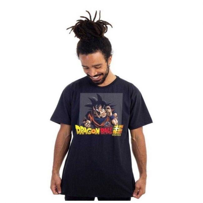 Camiseta Goku Dragon Ball Super Preta G Piticas