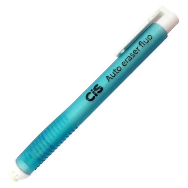 Caneta Borracha Auto Eraser Fluo Azul Cis