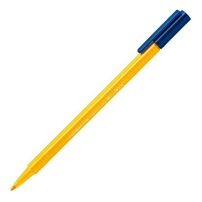 Caneta Color Hidrocor Triplus 1.0 Amarelo Brilhante 110 Staedtler