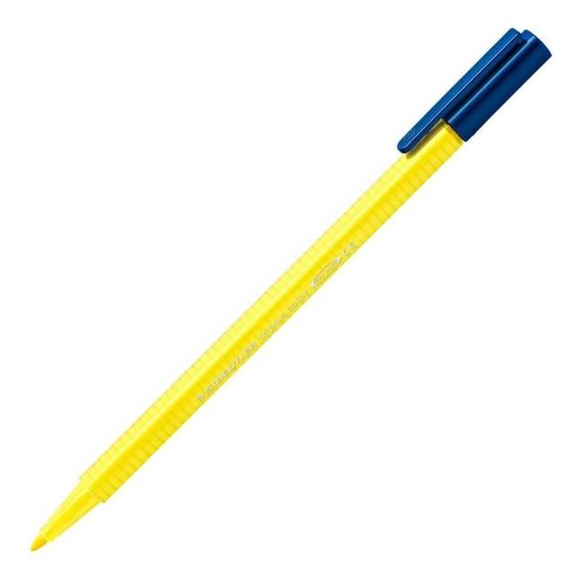 Caneta Color Hidrocor Triplus 1.0 Amarelo Claro 10 Staedtler