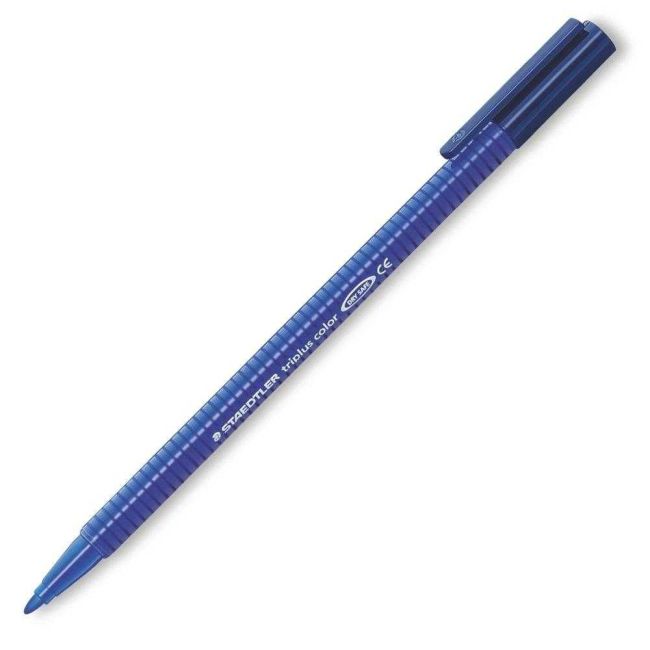 Caneta Color Hidrocor Triplus 1.0 Azul 3 Staedtler