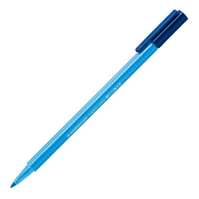 Caneta Color Hidrocor Triplus 1.0 L. Azul 30 Staedtler