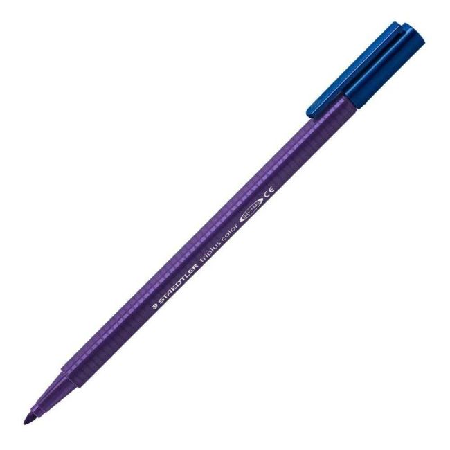 Caneta Color Hidrocor Triplus 1.0 Malva Escuro 69 Staedtler