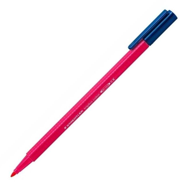 Caneta Color Hidrocor Triplus 1.0 Pink Neon 221 Staedtler