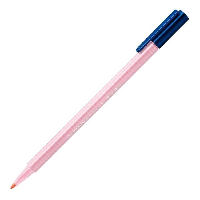 Caneta Color Hidrocor Triplus 1.0 Rosa Claro 21 Staedtler