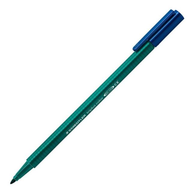 Caneta Color Hidrocor Triplus 1.0 Verde Mar 38 Staedtler