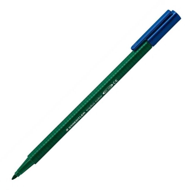 Caneta Color Hidrocor Triplus 1.0 Verde Terra 55 Staedtler