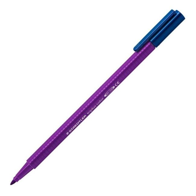 Caneta Color Hidrocor Triplus 1.0 Violeta 6 Staedtler