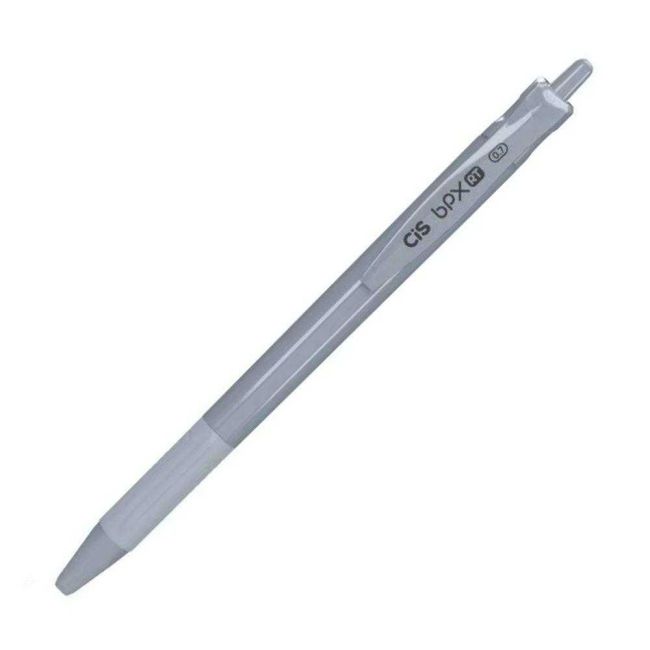 Caneta Esferográfica Bpx 0.7mm Cinza Pastel Cis