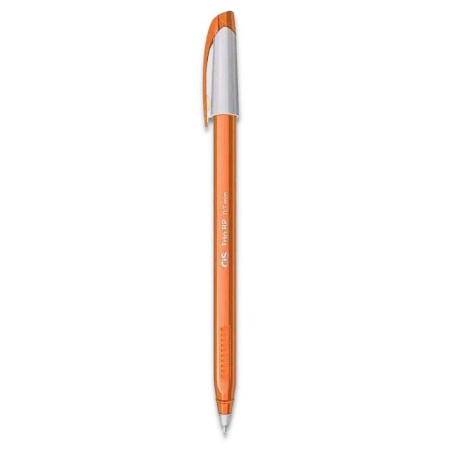 Caneta Esferográfica Cis Trio Bp 0.7mm Laranja Cis