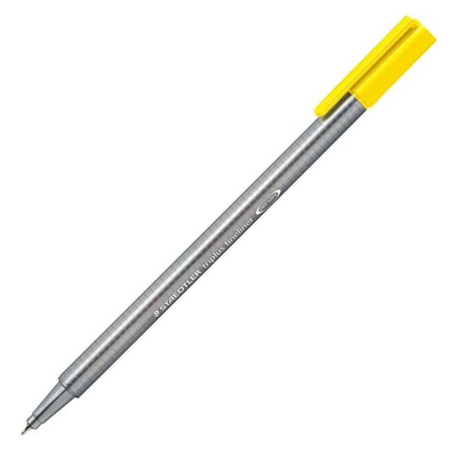 Caneta Fineliner Hidrográfica Triplus 0.3 Amarelo 1 Staedtler
