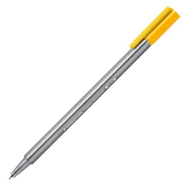 Caneta Fineliner Hidrográfica Triplus 0.3 Amarelo Brilhante 110 Staedtler