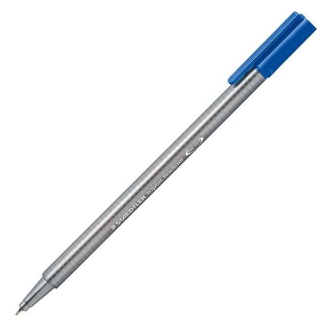 Caneta Fineliner Hidrográfica Triplus 0.3 Azul Delft 63 Staedtler