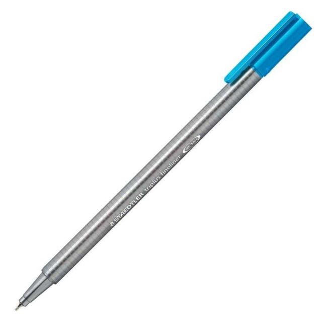 Caneta Fineliner Hidrográfica Triplus 0.3 Azul Ultramarino 37 Staedtler
