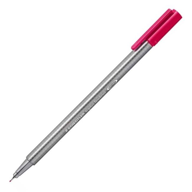 Caneta Fineliner Hidrográfica Triplus 0.3 Bordô 23 Staedtler