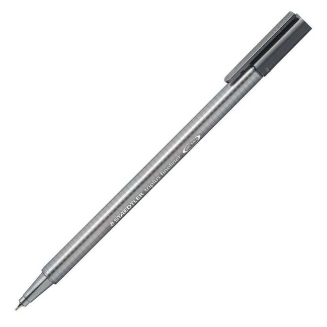 Caneta Fineliner Hidrográfica Triplus 0.3 Cinza 8 Staedtler