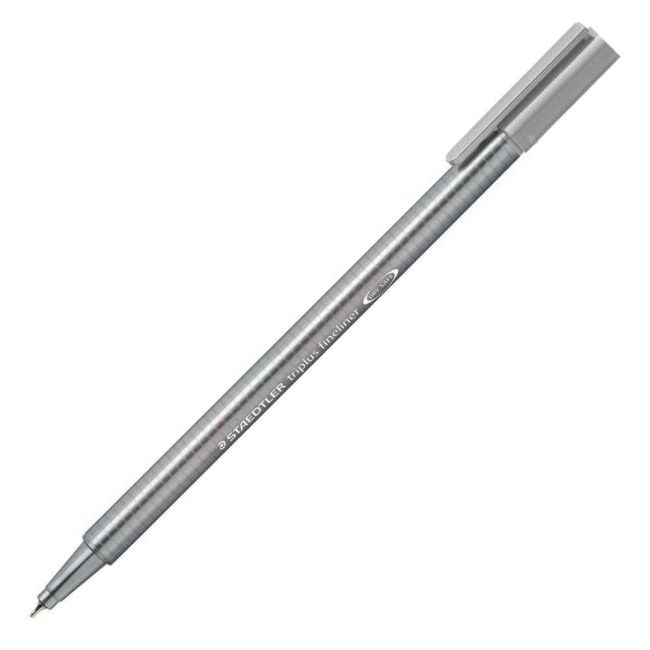 Caneta Fineliner Hidrográfica Triplus 0.3 Cinza Claro 82 Staedtler